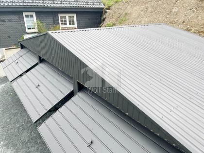 Blechgarage 9x6m Doppelgarage Garage mit Satteldach Maßgeschneiderte Lösungen GP