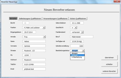Bewerberauswahl mit der Excel Bewerbermatrix vereinfachen