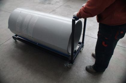Blech Aufwickler - Coilwagen (Abwickler) DACHDECKER MAX. 1350KG, DACHDECKER