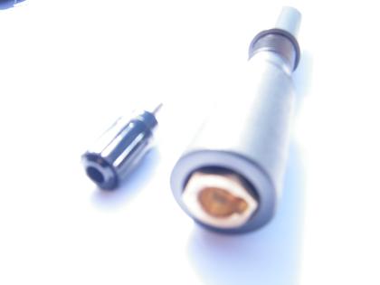 Beizgerät stufenlos verstellbarer Handgriff für Carbonpinsel mit Sicherheitsansc