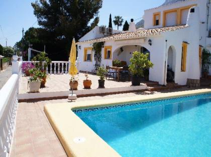  Spanien Ferienhaus Costa Blanca privater Pool & Meerblick zu vermieten