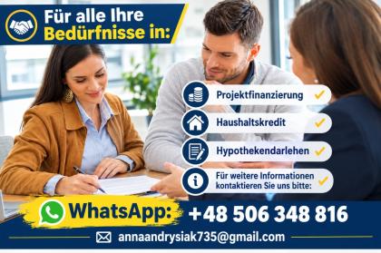 IHR SCHNELLES UND ZUVERLÄSSIGES KREDITANGEBOT 