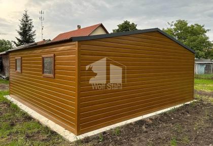  Blechgarage 6x6m Metallgarage Fertiggarage Doppelgarage Holzoptik Günstige Prei
