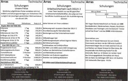 Ausbilderschein - Gabelstaplerfahrer - Staplerfahrer