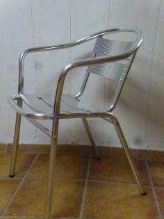 ALU-Bistrostuhl - PLATERO AC - stapelbar -