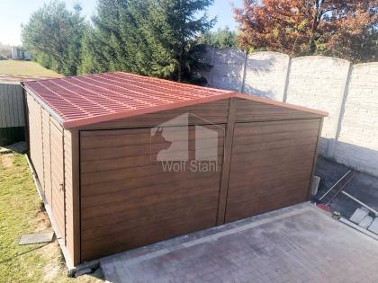Blechgarage 6x6m Doppelgarage Fertiggarage Maßgeschneiderte Lösungen GP111