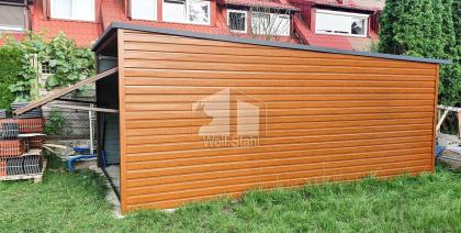  Blechgarage 3x5m Metallgarage Fertiggarage Schuppen für Garten Individuelle Pro