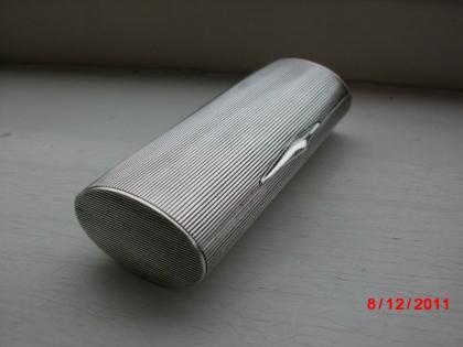 SILBERSCHATULLE, Schmuckkassette, vom  Anfang der 60er Jahre