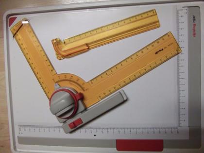 Rotring Rapid Schnell - Zeichenbrett mit Schienenklemme A4