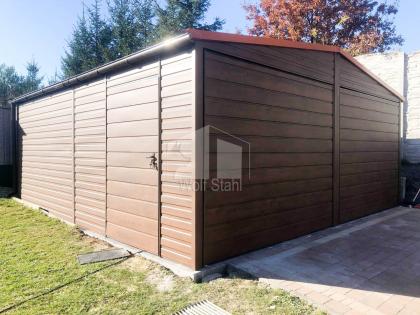 Blechgarage 6x6m Doppelgarage Fertiggarage Maßgeschneiderte Lösungen GP111