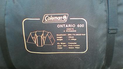 6 Personen Zelt, Ontario 600 von Colemann