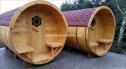 Fasssauna, Saunafass, Saunapod, Saunakota, Saunahäuser, Gartensauna, Außensauna,