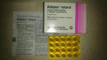 Adipex Retard 15 mg Tabletten, 100 Stück – Zur Gewichtskontrolle und Gewichtsabn
