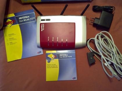 Fritzbox Fon WLAN 7270 (geburaucht - sehr guter Zustand)