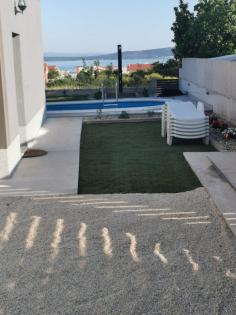 Ferienwohnung am Meer , in Kroatien mit Garten ,Grill ,Pool und Parkplatz