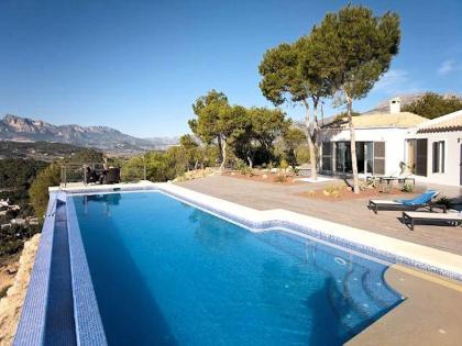 Spanien Ferienhaus Costa Blanca bei Altea mit privatem Pool und Meerblick mieten