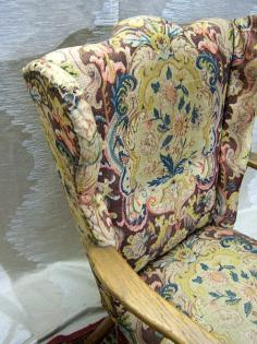 Antiker Ohrensessel 50er / 60er Jahre Sessel