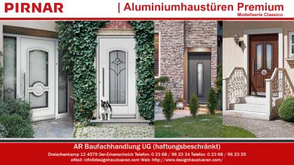 Klassische Aluminiumhaustüren Haustüren Eingangstüren
