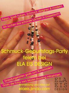 Teenagergeburtstag, Kindergeburtstag, Geburtstags Party im Perlenladen ELA EIS D