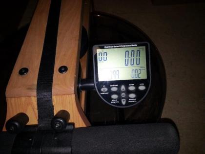 WaterRower Rudergerät mit Leistungsmonitor Esche Natur