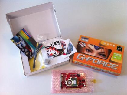 Nvidia GeForce 6600 GT, PCI-Express, TV-Out/DVI, 128 mb DDR, vollständig, Herste