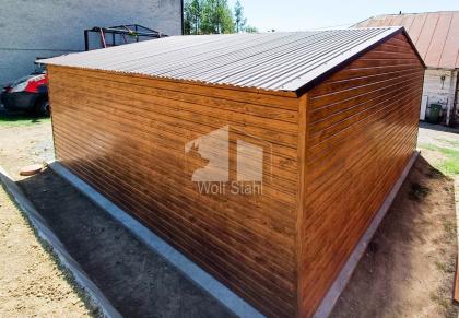 Blechgarage 6x6m Metallgarage Fertiggarage Stahlgarage Doppelgarage Transport +
