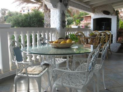 Repraesentative Ferien-Villa auf Sardinien Costa Rei 40qmTerrasseBBQ Meerblick