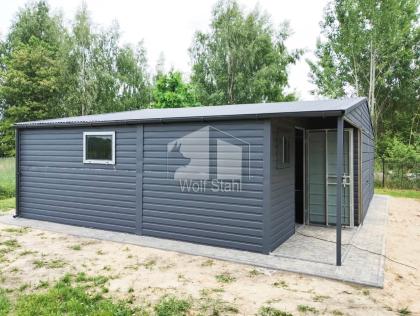 Blechgarage 9x6m Metallgarage Fertiggarage Garage nach Maß Gartenschuppen ID277 