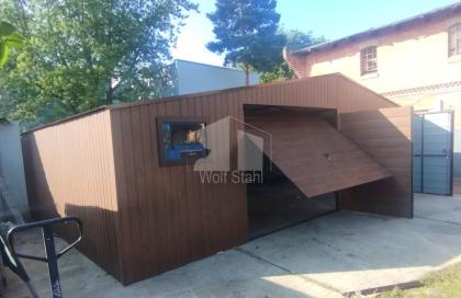 Blechgarage 11x6m Metallgarage Fertiggarage Lieferung und Montage kostenlos GP19