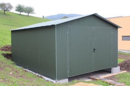 Garage Blechgarage Metallgarage Schuppen Fertiggarage Lager - 3x5m
