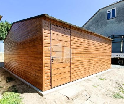  Blechgarage 6x6m Metallgarage Fertiggarage Stahlgarage Doppelgarage Transport +