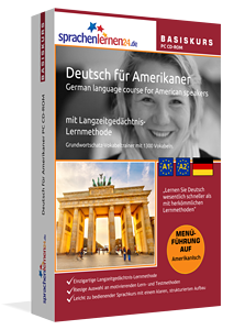 Deutsch lernen für Amerikaner Deutschlernen mit Menüführung auf Amerikanisch 