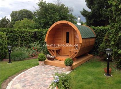 Fasssauna, Saunafass, Sauna Pod, Gartensauna, Außensauna, Saunatonne, Saunapod, 