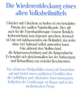Hans Höting  -  Lebenssaft Urin - Die heilende Kraft
