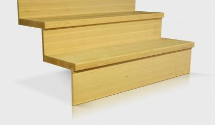 STUFE 95x28x4cm + SETZSTUFEN HOLZTREPPENSTUFEN HOLZSTUFEN MASSIVHOLZ BUCHENHOLZ