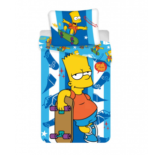 Bart Skater Simpsons Bettwäsche Set *Sofort Versand*