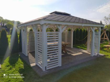 HOLZGARTENLAUBE CIECHANÓW GARTENHAUS GRILLPAVILLON KIEFERNHOLZ PERGOLEN 3x4m