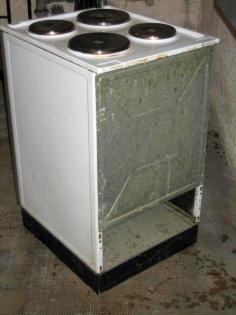 E-Herd AEG- Regent 4-Platten und Backofen - extra schmal- 50cm
