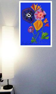 Frank Sinatra: Signierte Wanddekoration! Wandschmuck! Souvenir. Wanddeko. Blickf