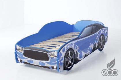 Babybett Kinderbett Jugendbett Autobett Holz Bett 5 FARBEN Dodge 170/ 74 Matratz