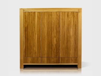 SIMON KLEIDERSCHRANK AUS EICHENHOLZ MASSIVHOLZ HOLZ MÖBEL MASSIVMÖBEL