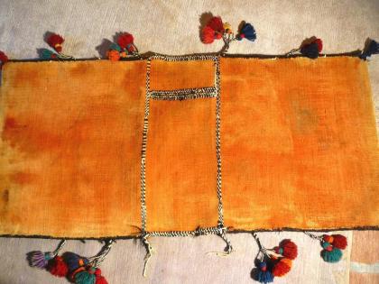 Orientteppich Sammler Doppel-Tasche ca. 100 J. alt T119