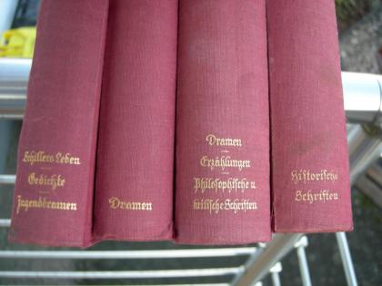 Friedrich SCHILLER: Antike Ausgabe in 4 Bänden