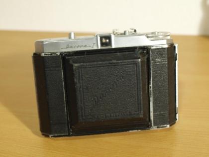 Dacora I Klapp-Sucherkamera 6x6 cm Ennar 1:3, 5/ 75 mm VINTAGE Sammelobjekt