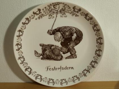 4 Sammelteller , MINNESTALLRIK NR 1, 4, 5, 6 , Gustavsberg Schweden