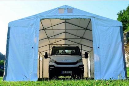 Zeltgarage Weidezelt Lagerzelt Garagenzelt Auto PVC 5x10 Halle