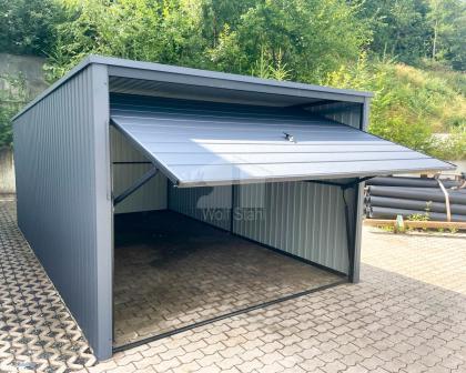  Blechgarage 3x6m Metallgarage Fertiggarage Garage nach Maß Hohe Qualität GP192 