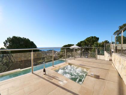 TOP Spanien Ferienhaus Costa Brava privater Pool und Meerblick mieten