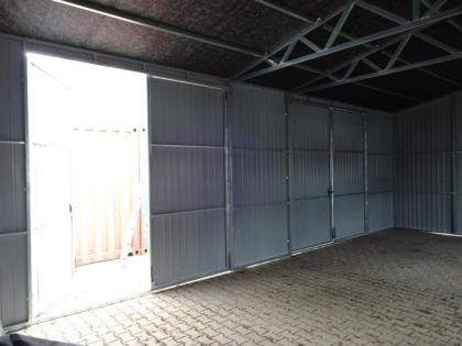Halle mit Statik Lagerhalle Blechgarage Landwirtschaft 7x15m