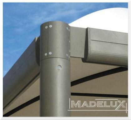 Pavillon Dubai Stahl personalisierte Farben professionell Zelt neu 5x5